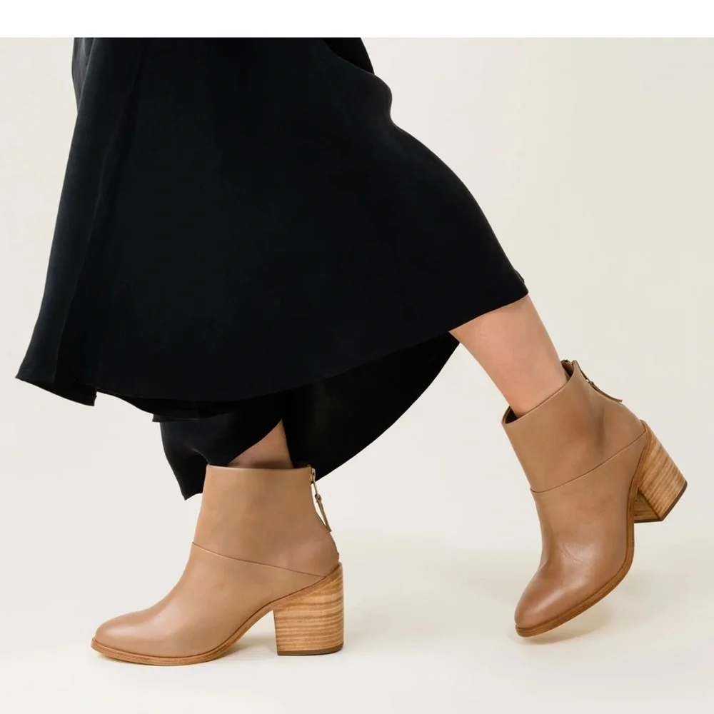 NEW IN BOX Anthropologie‎ x Nisolo Dari Heeled Boots